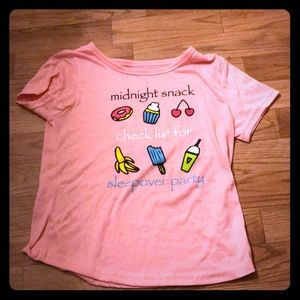 A cute pink peach shirt for girls